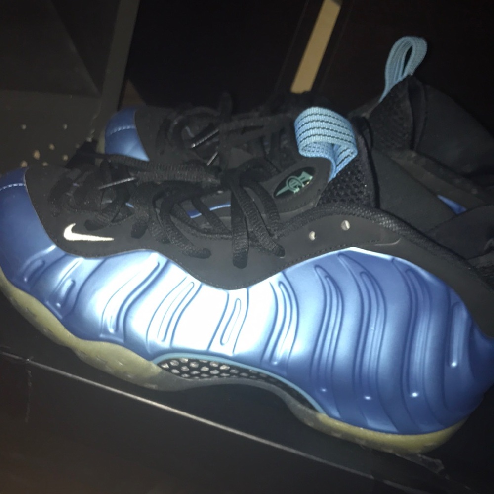 Air Foamposite One, Blue and Black